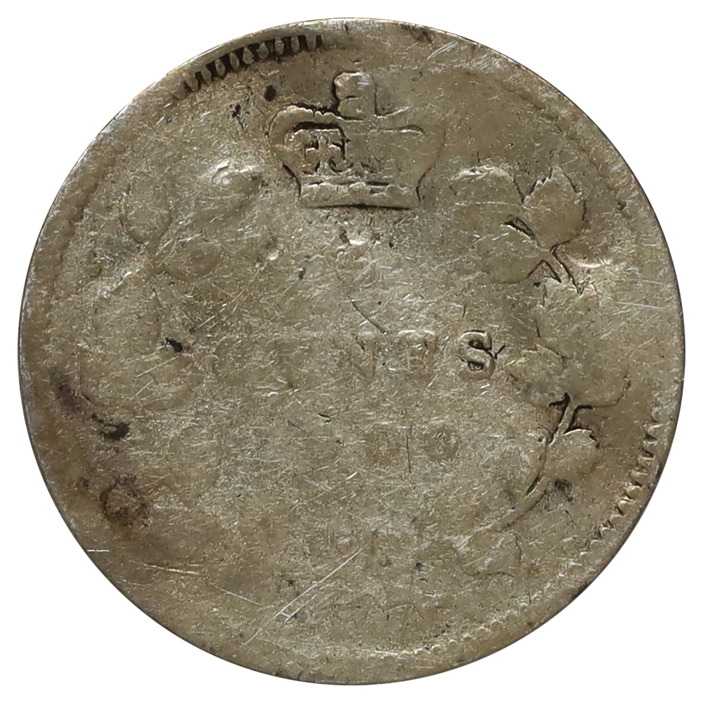 1900 Oval 0s Canada 5-cents Good (G4) Scratched, marks, or impaired