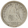 1856 Large Date USA Dime VF-EF (VF30) Scratched, marks, or impaired