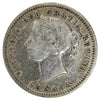 1858 Canada 10-cents Very Fine (VF20) Scratched, marks, or impaired