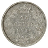 1880H Obv. 1 Canada 10-cents VF-EF (VF30) Scratched, marks, or impaired