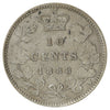 1888 Canada 10-cents EF-AU (EF45) Scratched, marks, or impaired