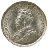 1936 Canada 25-cents Brilliant Uncirculated (MS63) Scratched, marks, or impaired