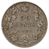 1881H Canada 50-cents Very Fine (VF20) Scratched, marks, or impaired