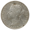 1892 Obv. 4 Canada 50-cents Fine (F12) Scratched, marks, or impaired