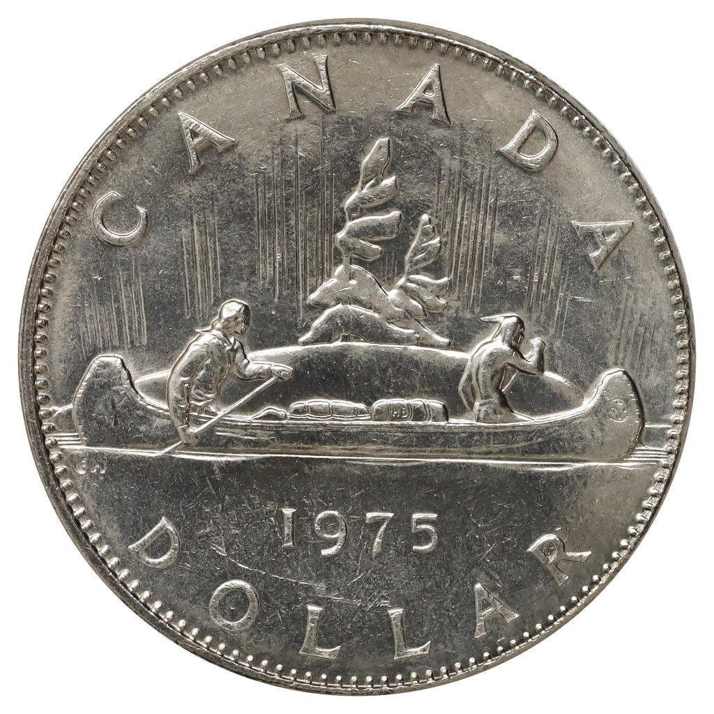 ERROR 1975 Rotated Die 22.5 Degrees Attached Jewel Canada Nickel Dollar