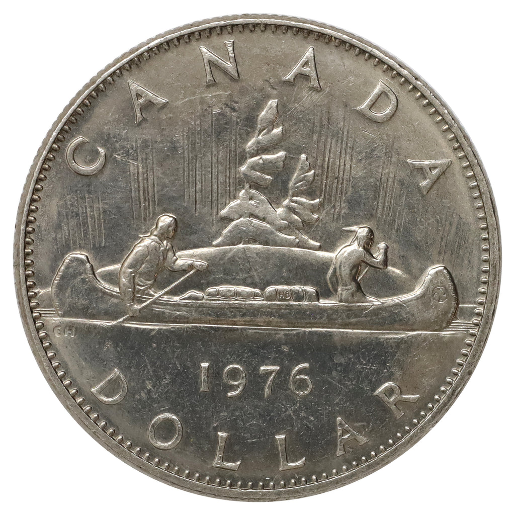 ERROR 1976 Rotated Die 22.5 Degrees Detached Jewel Canada Nickel Dollar