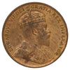 1909 Newfoundland 1-cent F-VF (F15) Scratched, marks, or impaired