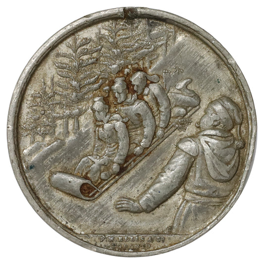 1880s Montreal, QC, Winter Carnival Souvenir Medallion
