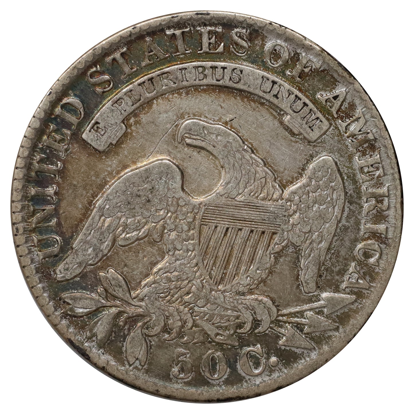 1831 USA Half Dollar Extra Fine (EF40) Scratched, marks, or impaired
