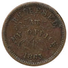1863 USA Oliver Boutwell Miller, Troy, NY, Civil War Token