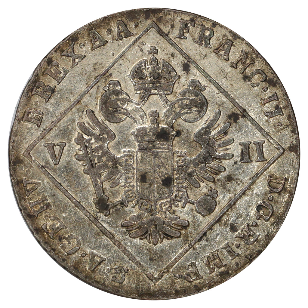 Austria 1802 Francis II 7 Kreuzer Good (G4)