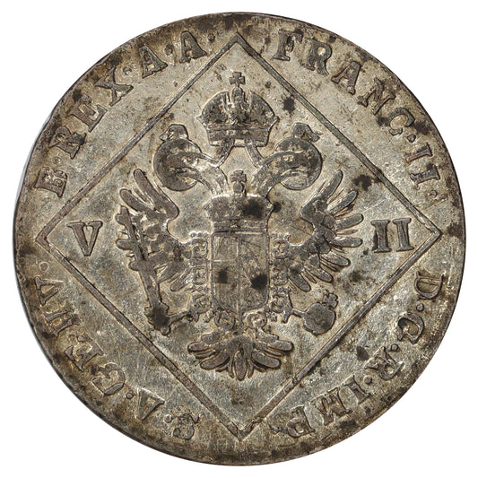 Austria 1802 Francis II 7 Kreuzer Good (G4)