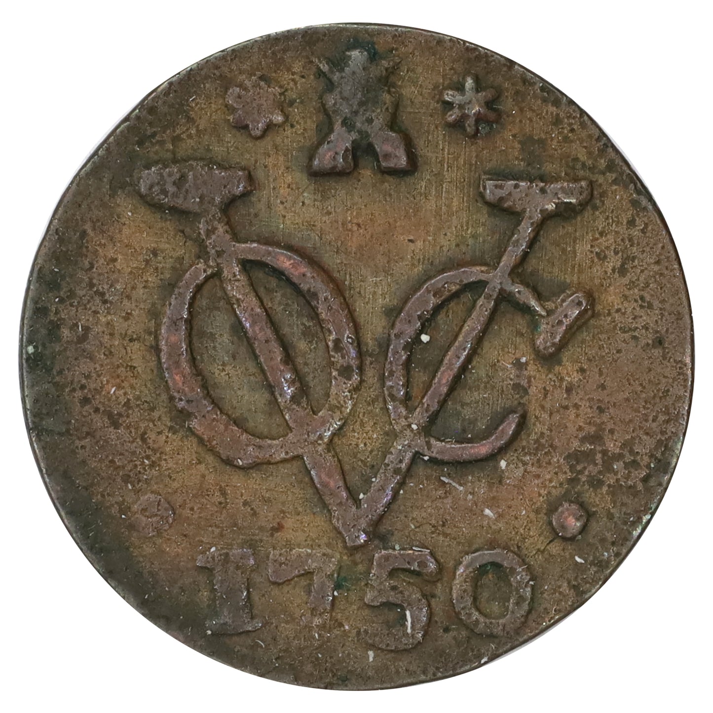 Netherlands East Indies 1750 Half Duit