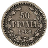 Finland 1866 5 Pennia Very Good (VG8)