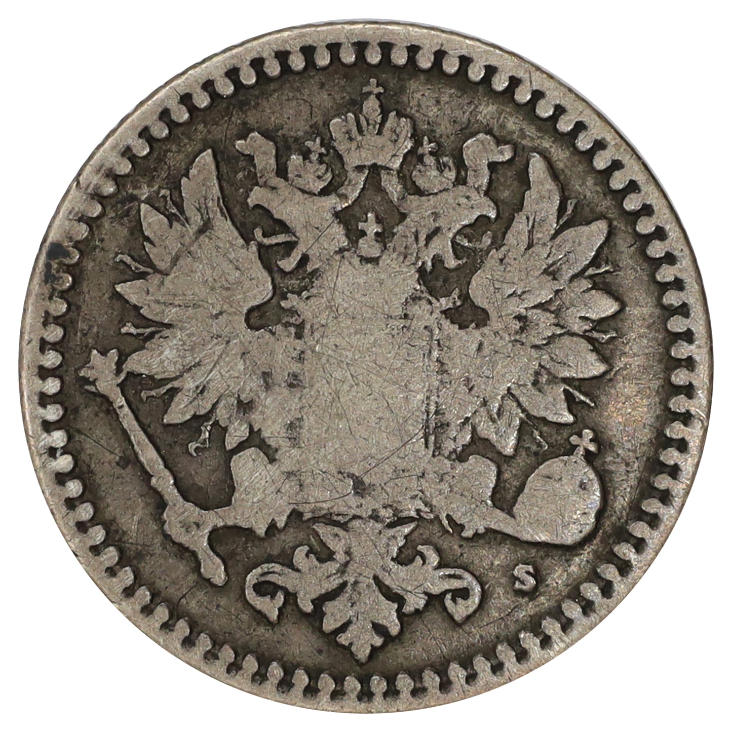 Finland 1866 5 Pennia Very Good (VG8)