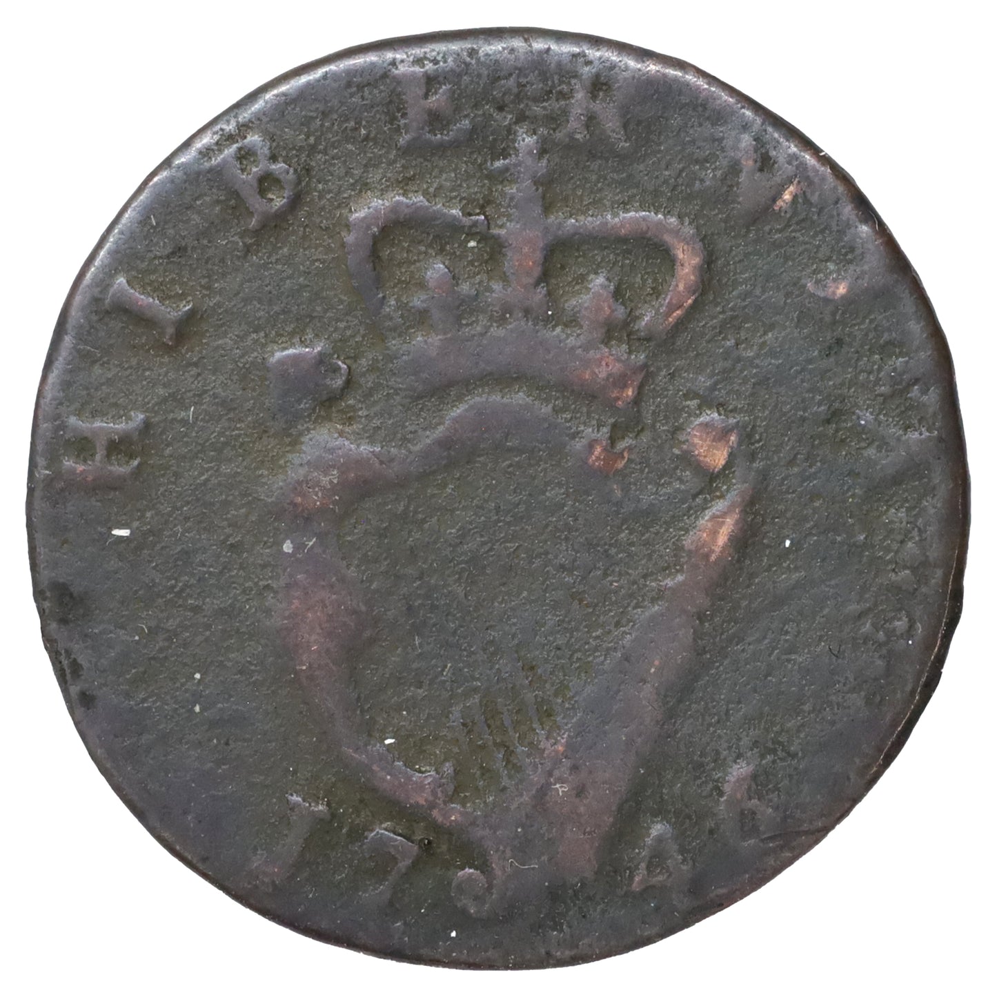 Ireland 1746 Halfpenny Very Good (VG8)