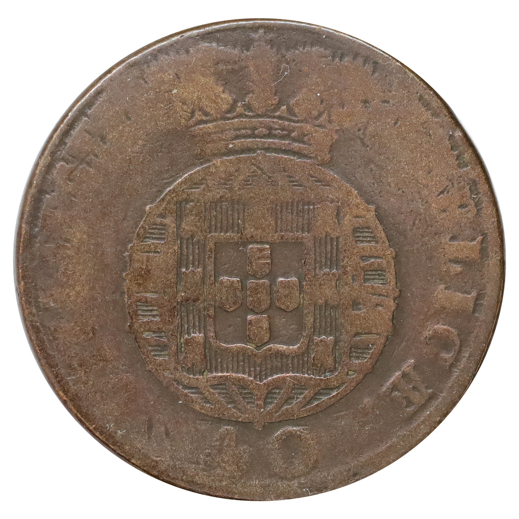 Portugal 1825 Joao VI 40 Reis