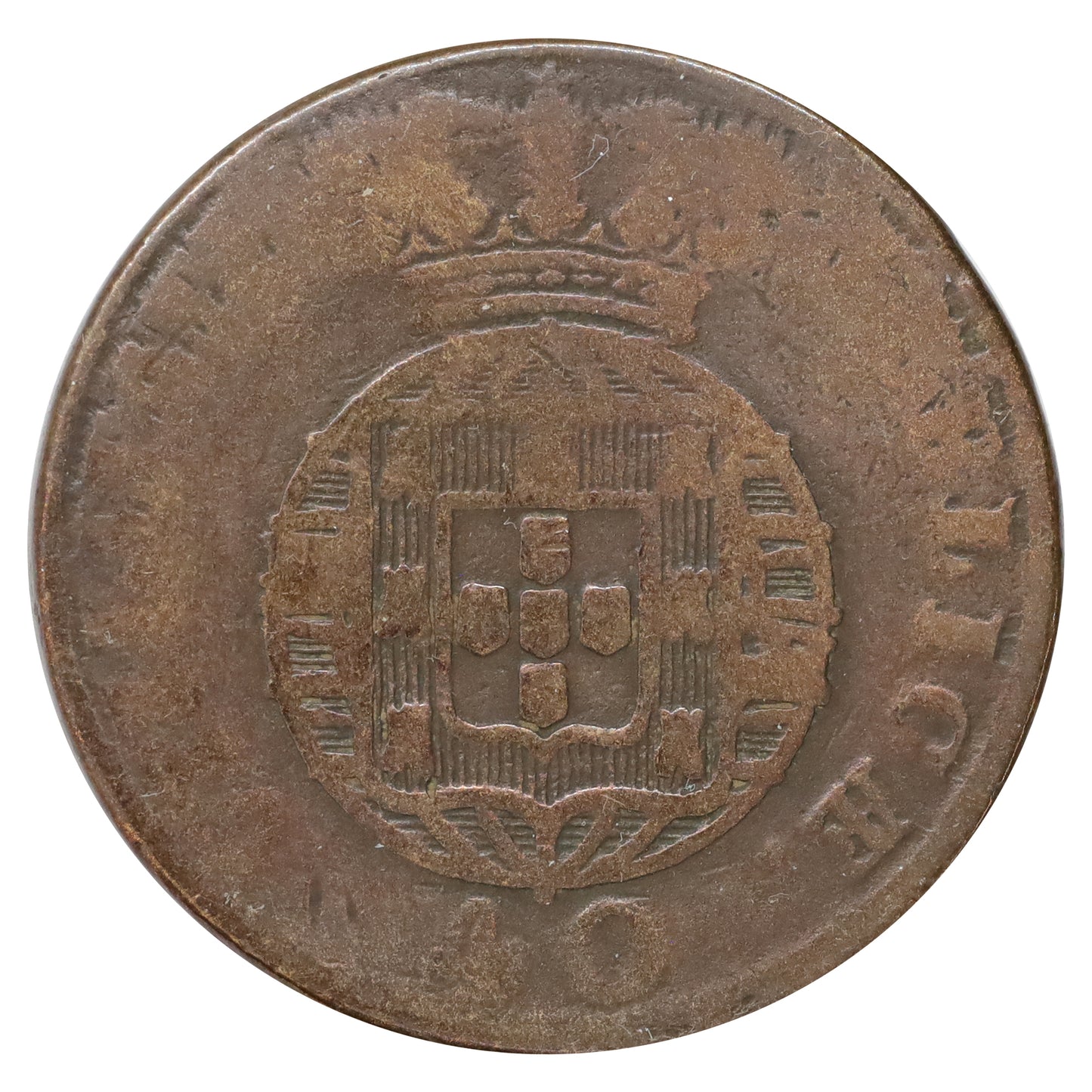 Portugal 1825 Joao VI 40 Reis
