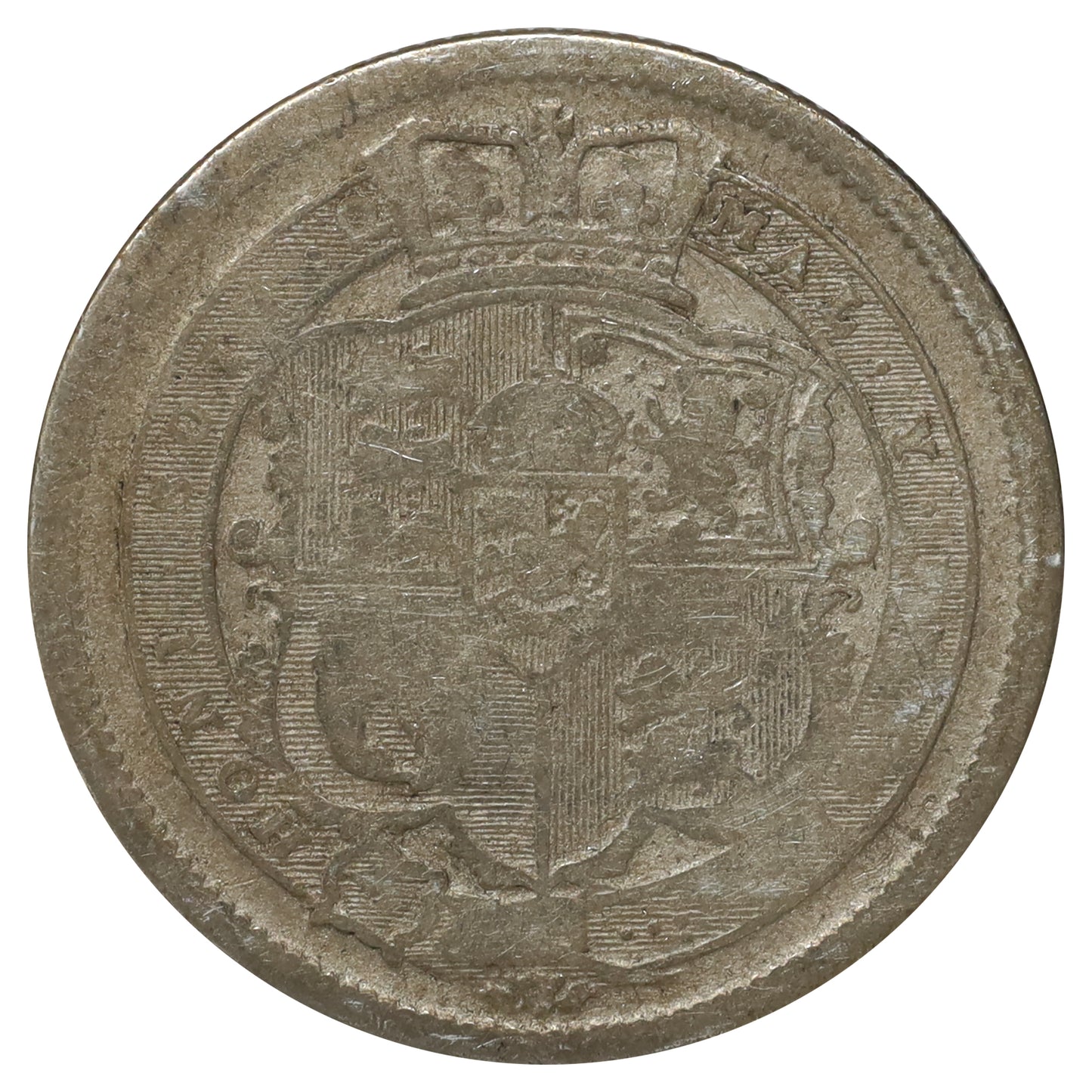 Great Britain 1817 George III Regency Shilling About Good (AG3)