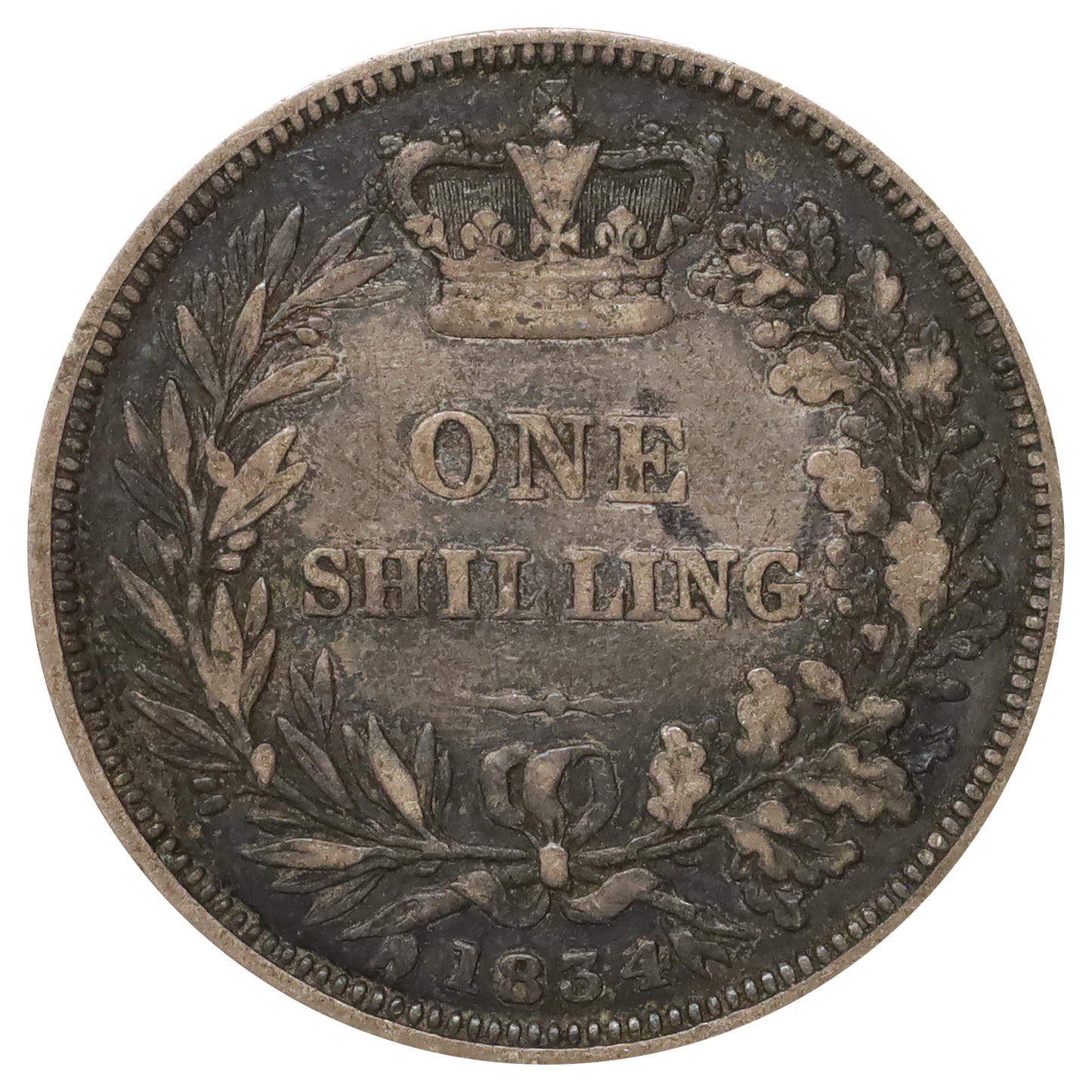 Great Britain 1834 William IV Shilling Fine (F12)