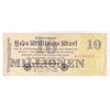 Germany 1923 10 Million Mark Note, Pick #96, Extra Fine (EF40)