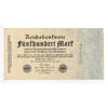 Germany 1922 500 Mark Note, 7 Digit T4525741, Pick #74, Extra Fine (EF40)