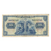 Germany 1949 10 Deutsche Mark Note, Pick #16a, Very Fine (VF20)
