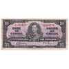 BC-24b 1937 Canada $10 Gordon-Towers, F (Tears, holes, or impaired)