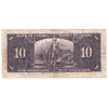 BC-24b 1937 Canada $10 Gordon-Towers, F (Tears, holes, or impaired)