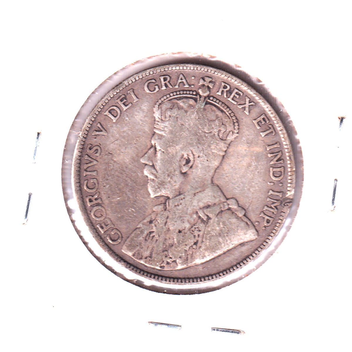 1914 Canada 50-cents Very Good (VG8) Scratched, cleaned, or impaired