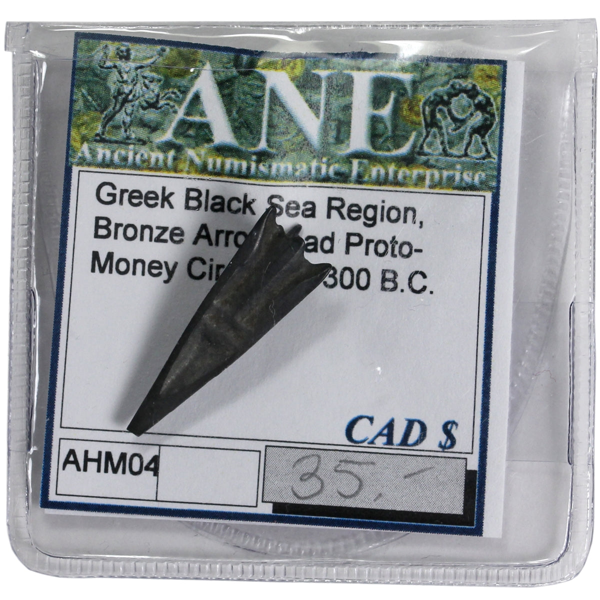 Greek Black Sea Region Proto-Money Circa 500-300 BC - Bronze Arrowhead