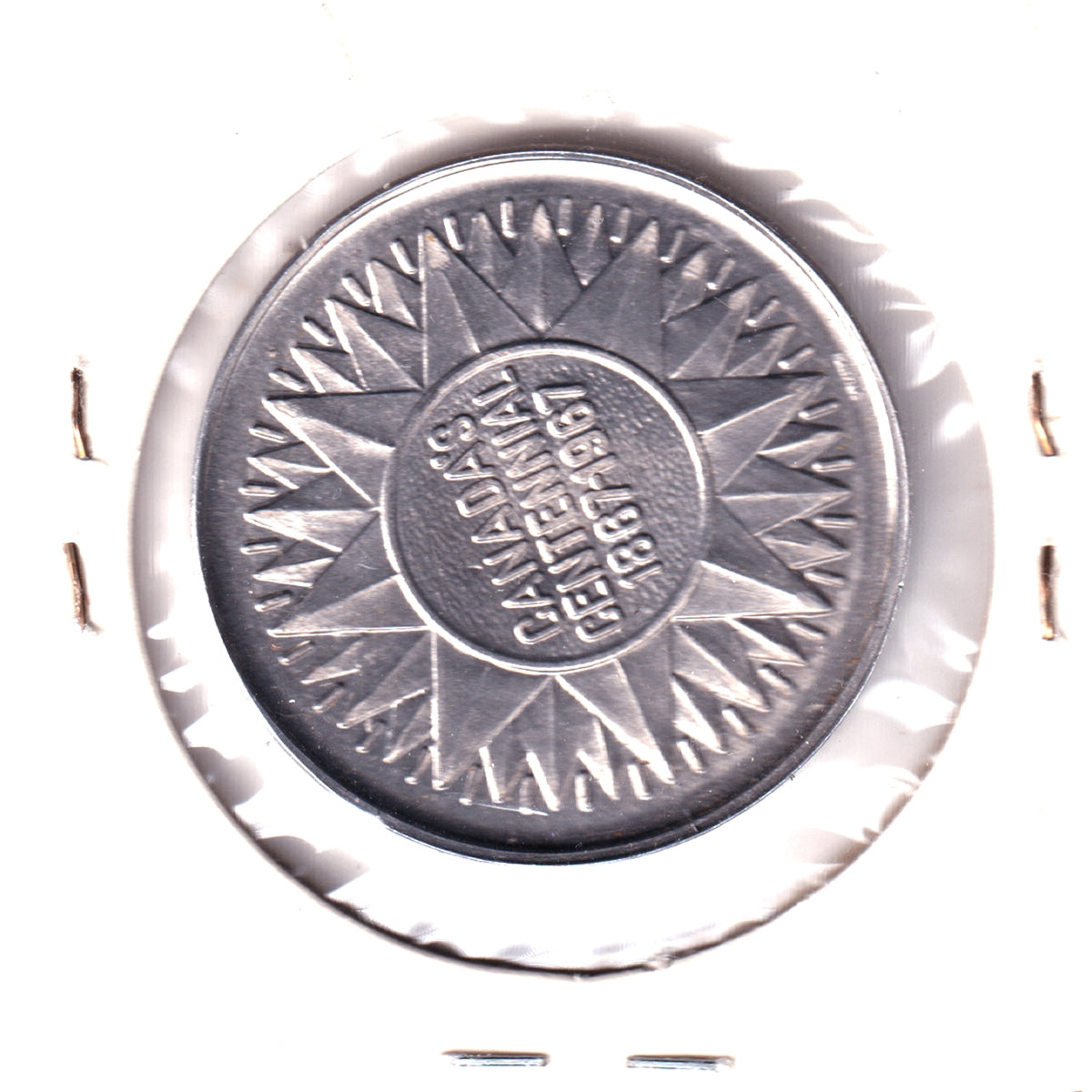 1967 Enjoy Saving Lucky Green Stamps Canada's Centennial Medallion