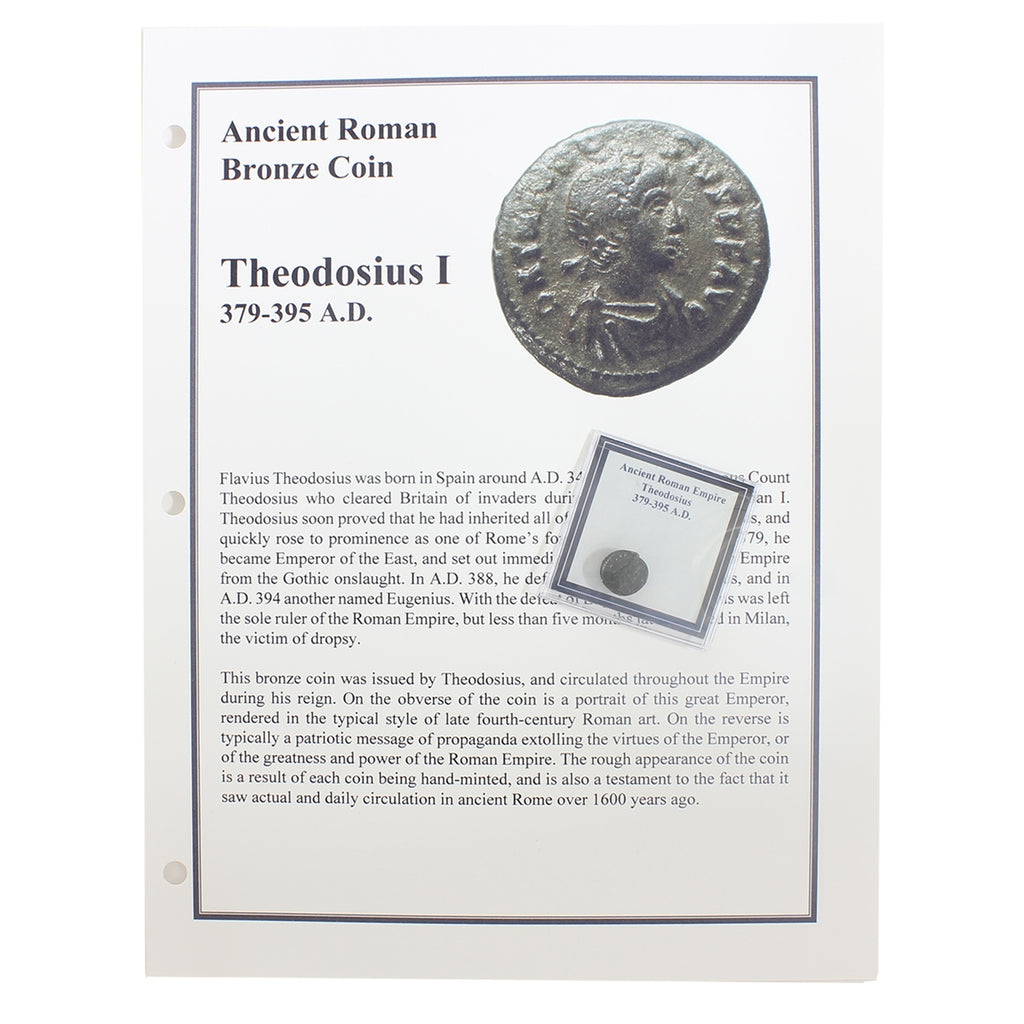 Ancient Rome 379-395AD Theodosius I Bronze Coin