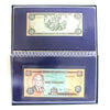 Jamaica 1977 Set of 4x Special Collector's Banknotes in Folder (Wear on sleeve)