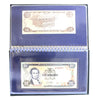 Jamaica 1977 Set of 4x Special Collector's Banknotes in Folder (Wear on sleeve)