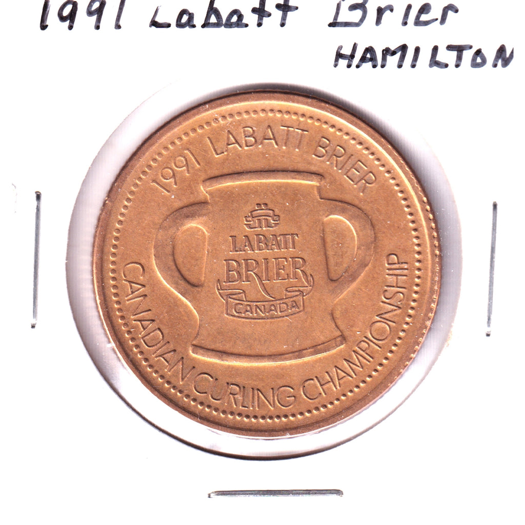 1991 Labatt Brier Canadian Curling Championship Medallion