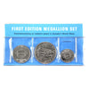 1966 Sherritt Mint Opening Nickel 3-medallion Set: Anthony Henday, Pioneer Fur Trader