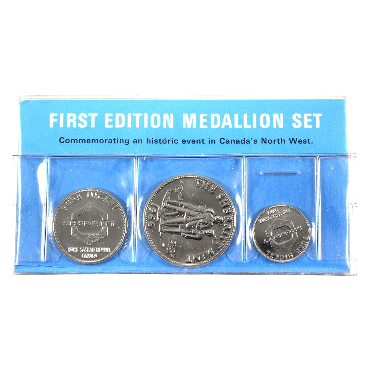 1966 Sherritt Mint Opening Nickel 3-medallion Set: Anthony Henday, Pioneer Fur Trader