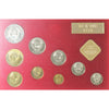 USSR / Soviet Russia 1976 Leningrad Mint Set of 9 Coins & medallion in Case (Issues)