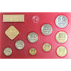 USSR / Soviet Russia 1976 Leningrad Mint Set of 9 Coins & medallion in Case (Issues)