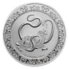 2021 Niue $2 Celestial Animals: The Black Turtle 1oz .999 Silver Coin (No Tax)  Hairline Scratches