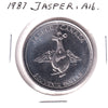 1987 Jasper, AB, Souvenir Dollar: Black Bear
