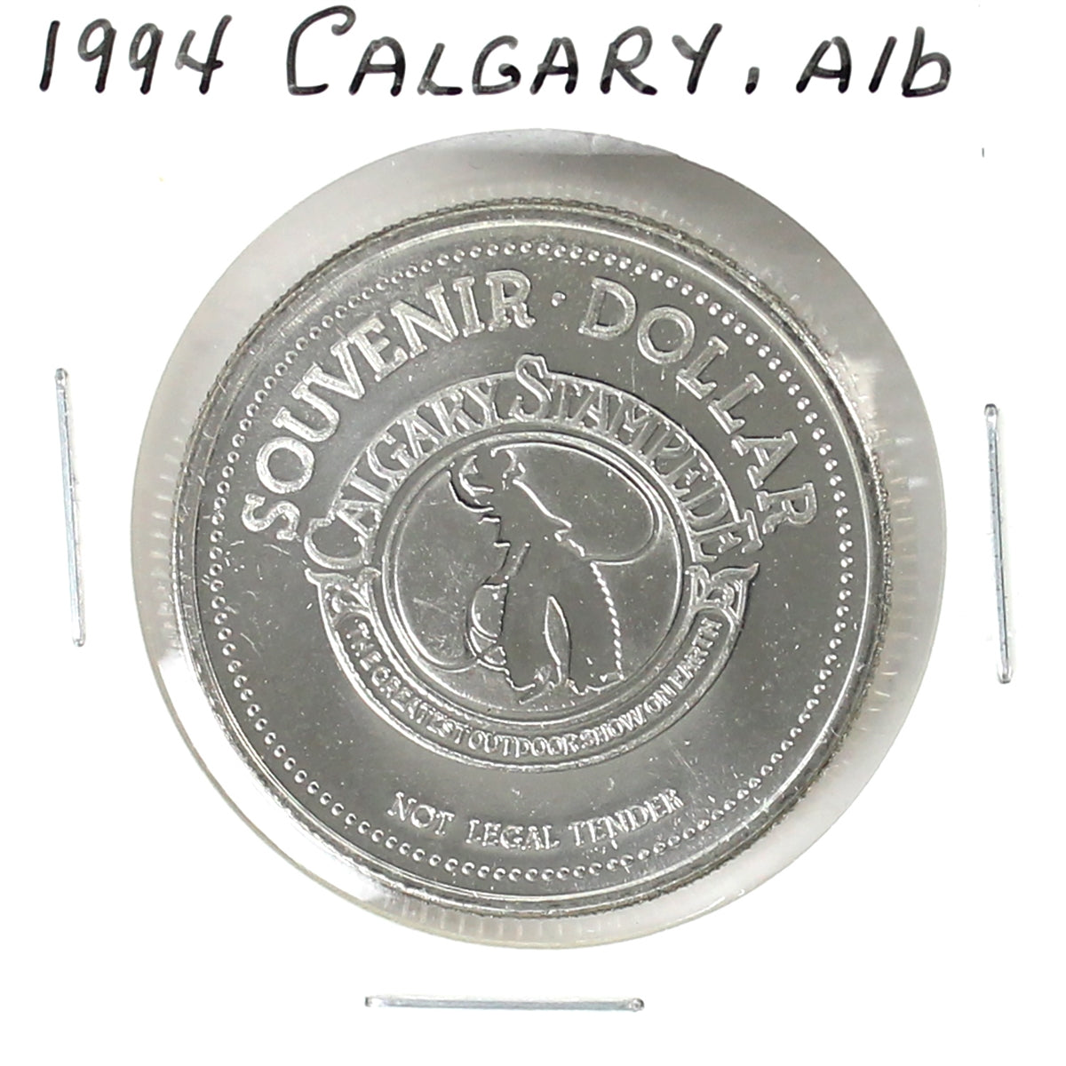 1994 Calgary Stampede Centennial Souvenir Dollar