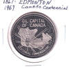 1967 Edmonton Canadian Centennial Medallion: Oil Capital of Canada
