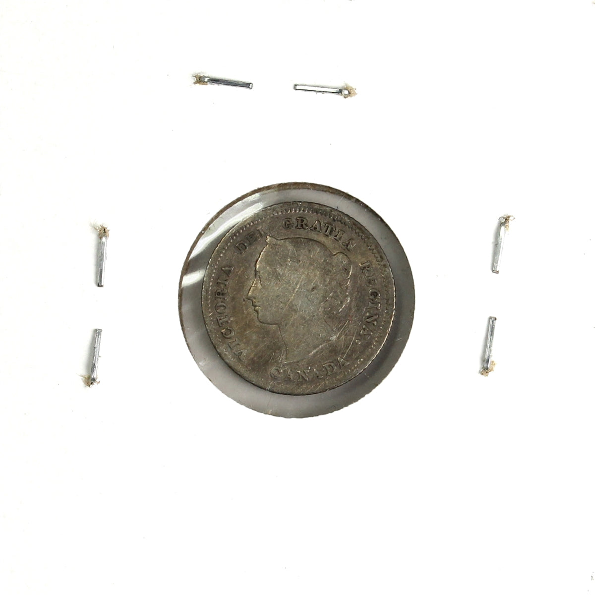 1880H Obv. 3 Canada 5-cents Good (G4) Scratched, Cleaned or Impaired