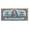 BC-23c 1937 Canada $5 Coyne-Towers, VF (Stains, tears or  impaired)