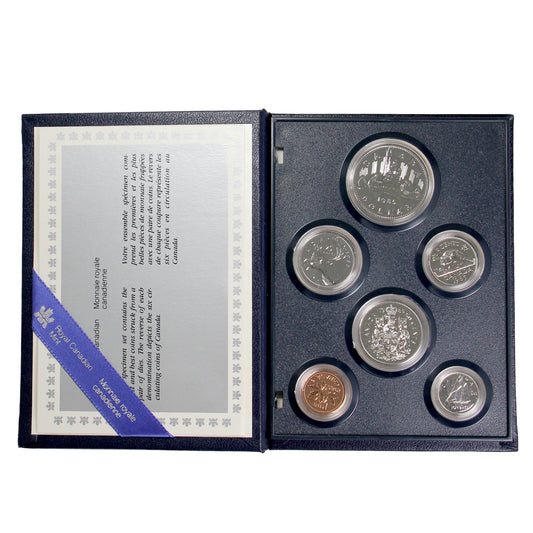 1985 Canada 6-coin Specimen Set (No sleeve, issues)