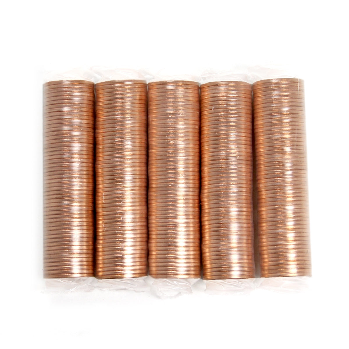 Lot of 5x 2011 Canada 1-cent Original Rolls of 50Pcs (Some double headed)