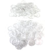 Lot of 100x Round Plastic Coin Capsules for Canadian Silver Maple Leafs (38mm), 100Pcs