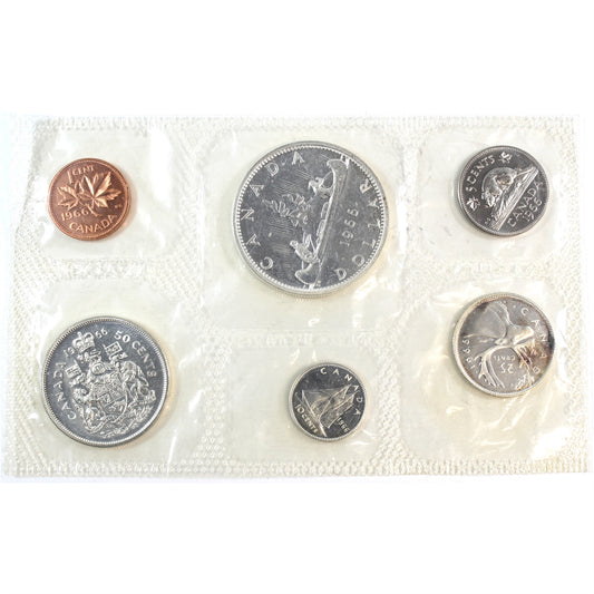 1966 Canada Proof Like Set in Original Pliofilm as Issued by Mint (May have some toning)